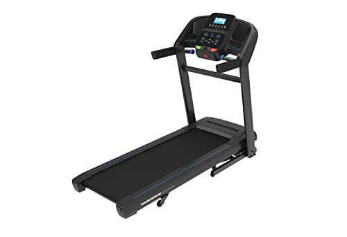 Horizon Fitness T202 Foldable Treadmill Running Machine with Incline, Fitness & Cardio, Lightweight Folding Treadmill with Bluetooth Speakers, EasyDial Controls, Tablet Holder, 325lb Capacity | Amazon (US)