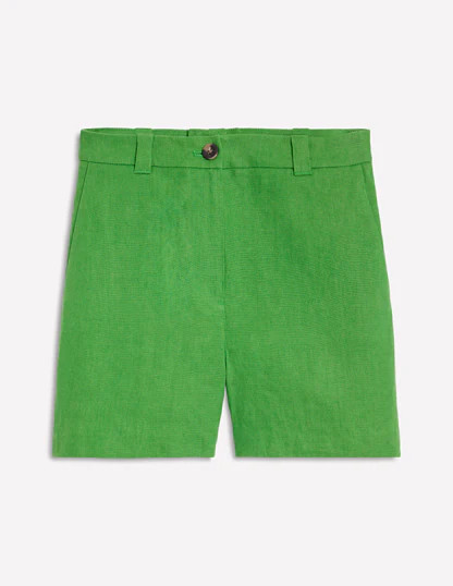 Westbourne Linen Shorts-Paradise Green | Boden (US)