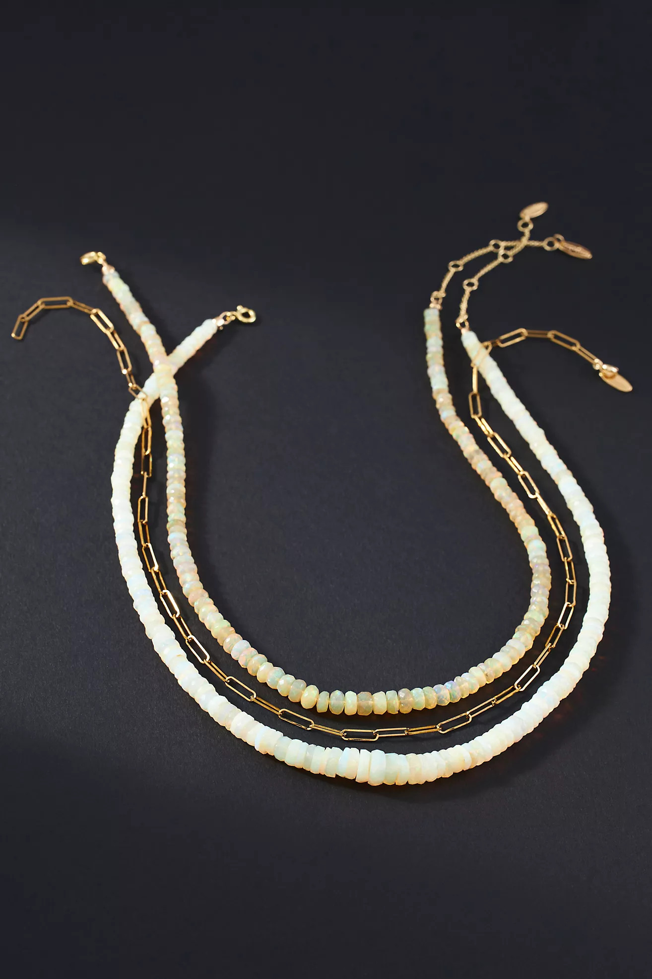 Semi-Precious Stone Necklaces, Set of 3 | Anthropologie (US)