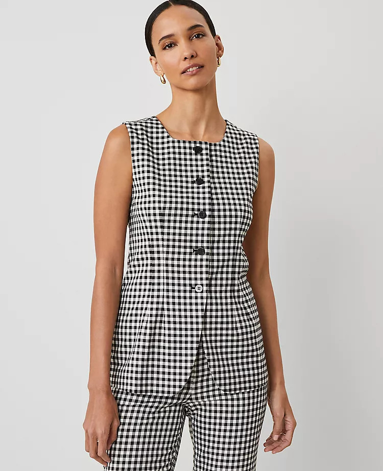 Gingham Vest Top | Ann Taylor