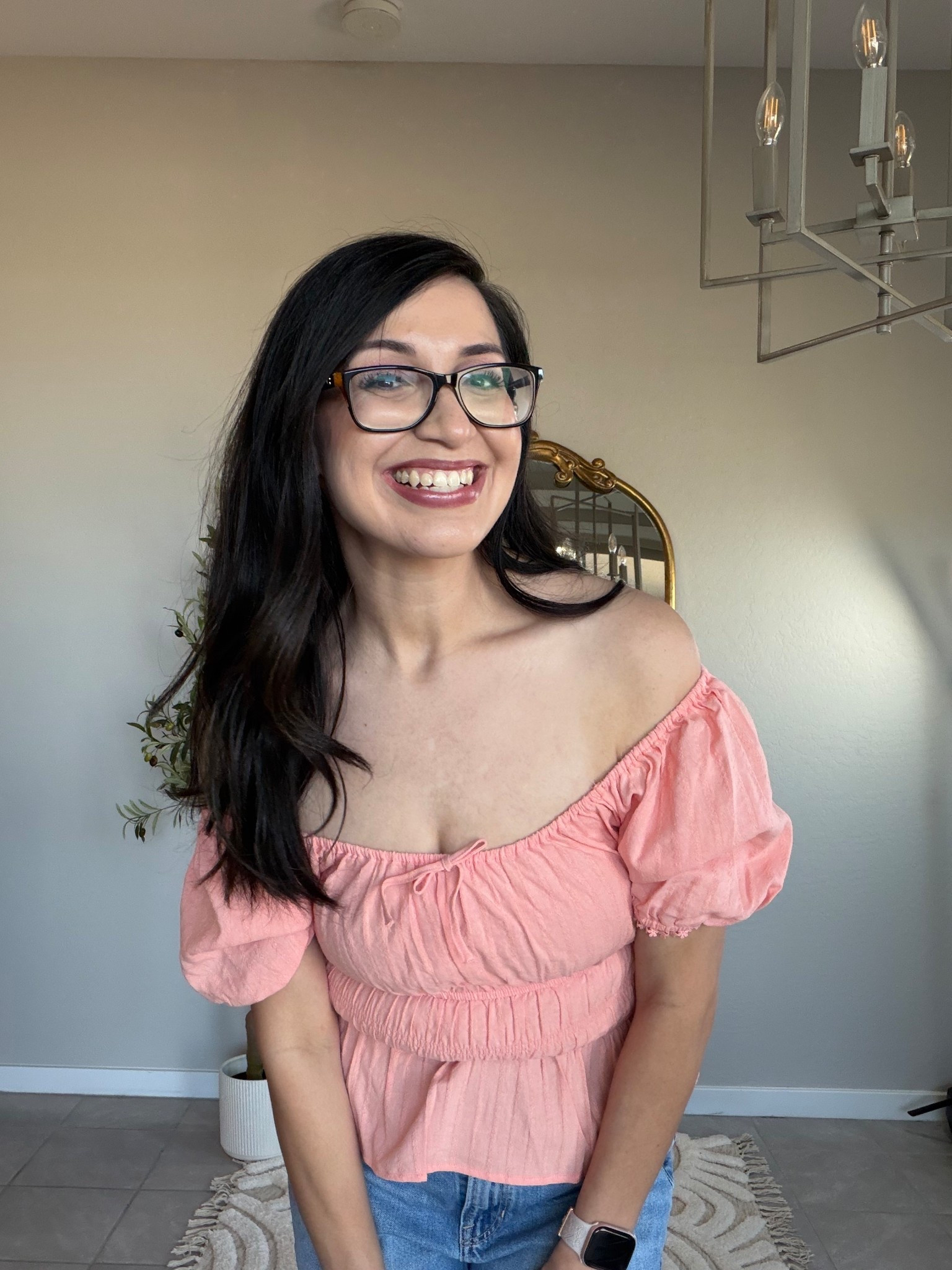 This peach puff sleeve top from Walmart has such a soft, pretty color—an easy piece for a fresh spring look 🌸✨  ￼

#LTKBeauty #LTKmomlife #LTKootd