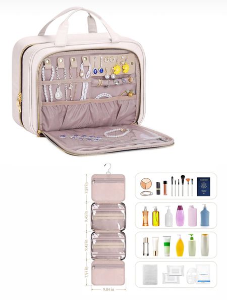 This highly rated hanging travel toiletry and jewelry bag is around $12 right now on Amazon! Be sure to click the 50% off coupon. 

#LTKbeauty