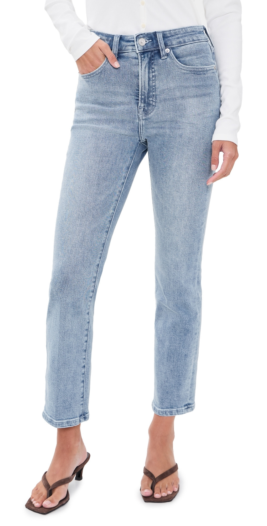 Good American Good Legs Straight Jeans Indigo1154 2 | Shopbop