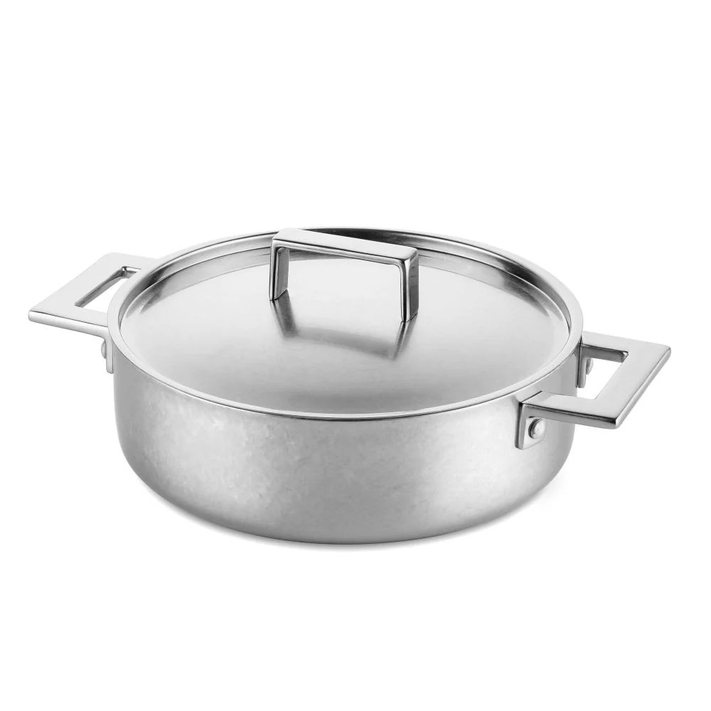 Home
	  
		
	  
	    /
	    Mepra Attiva Pewter Frying Pan Dual Handles | Sabavi Home