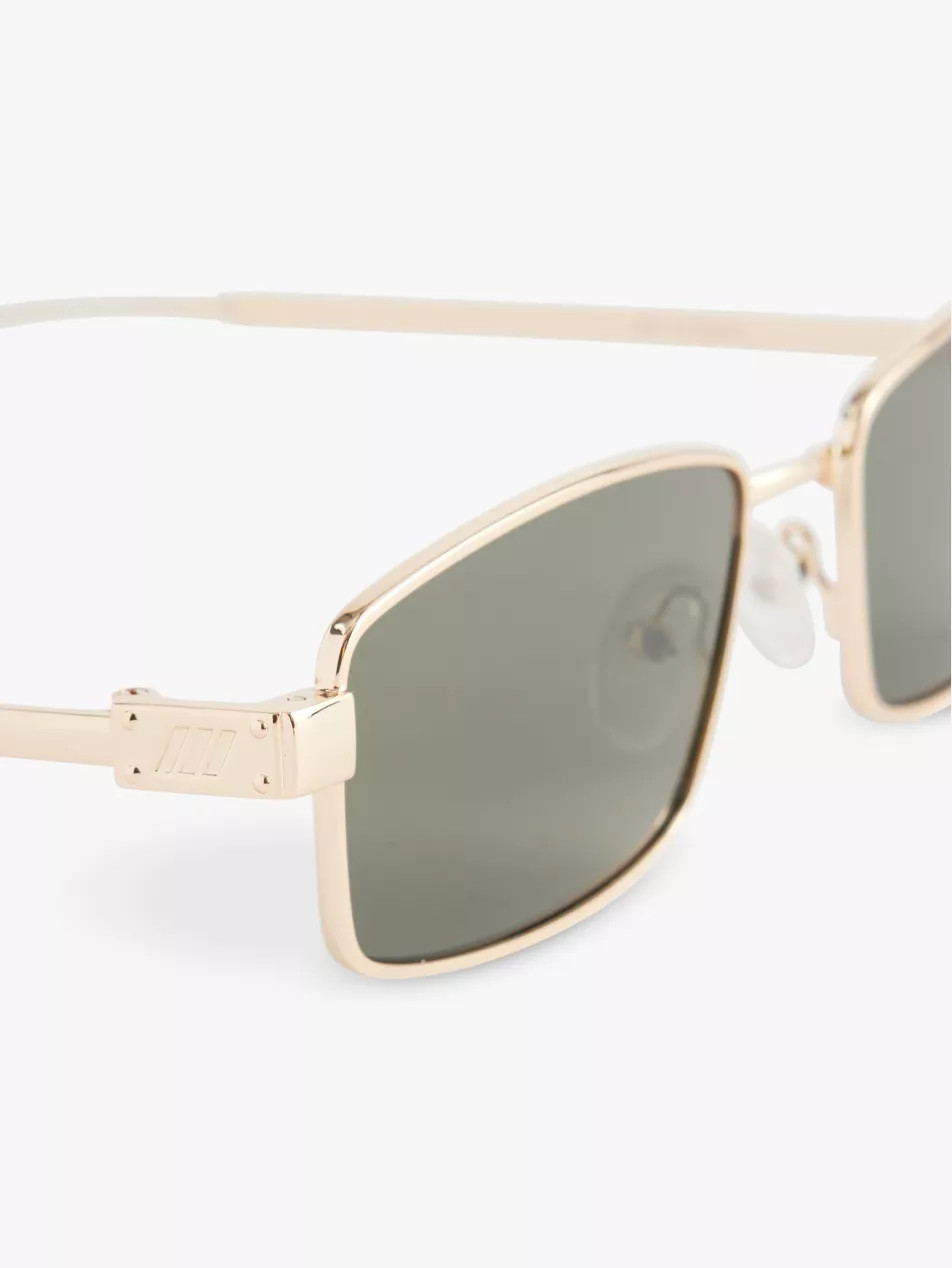 Bizarro rectangular-frame metal sunglasses | Selfridges