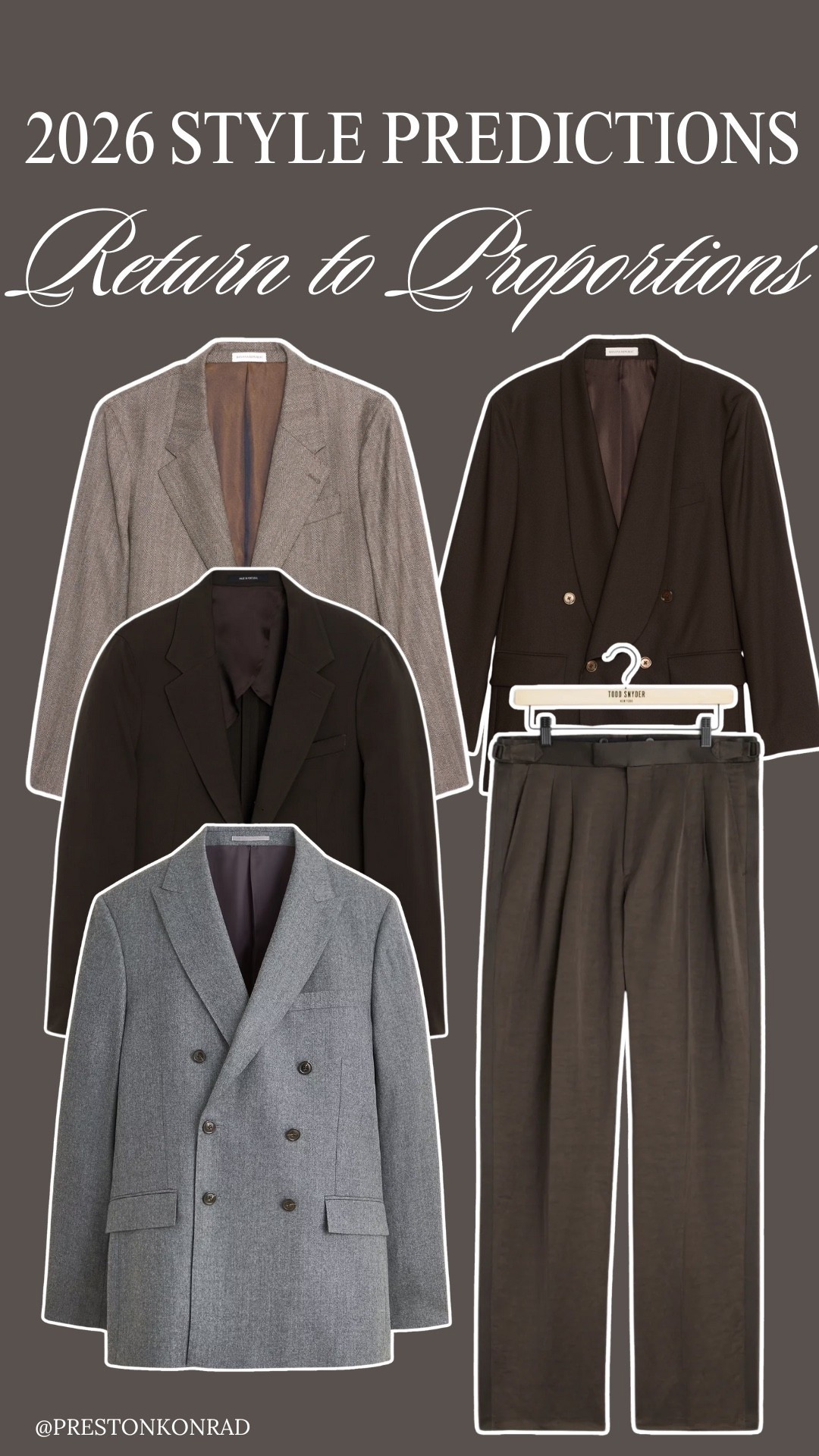 The return to proportional suits is a major men’s fashion prediction for this year  

#LTKMens #LTKSeasonal #LTKootd