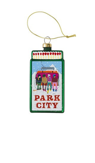 Furbish Studio Park City Matchbook Ornament in Green. | Revolve Clothing (Global)