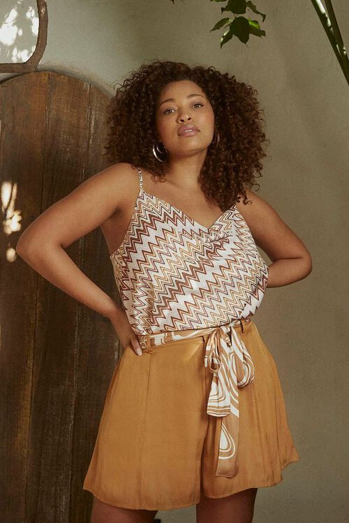 Plus Size Chevron Print Cami | Forever 21 (US)