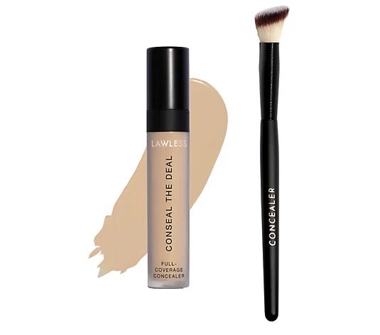 Lawless Beauty ConSEAL the Deal Concealer with Brush - QVC.com | QVC