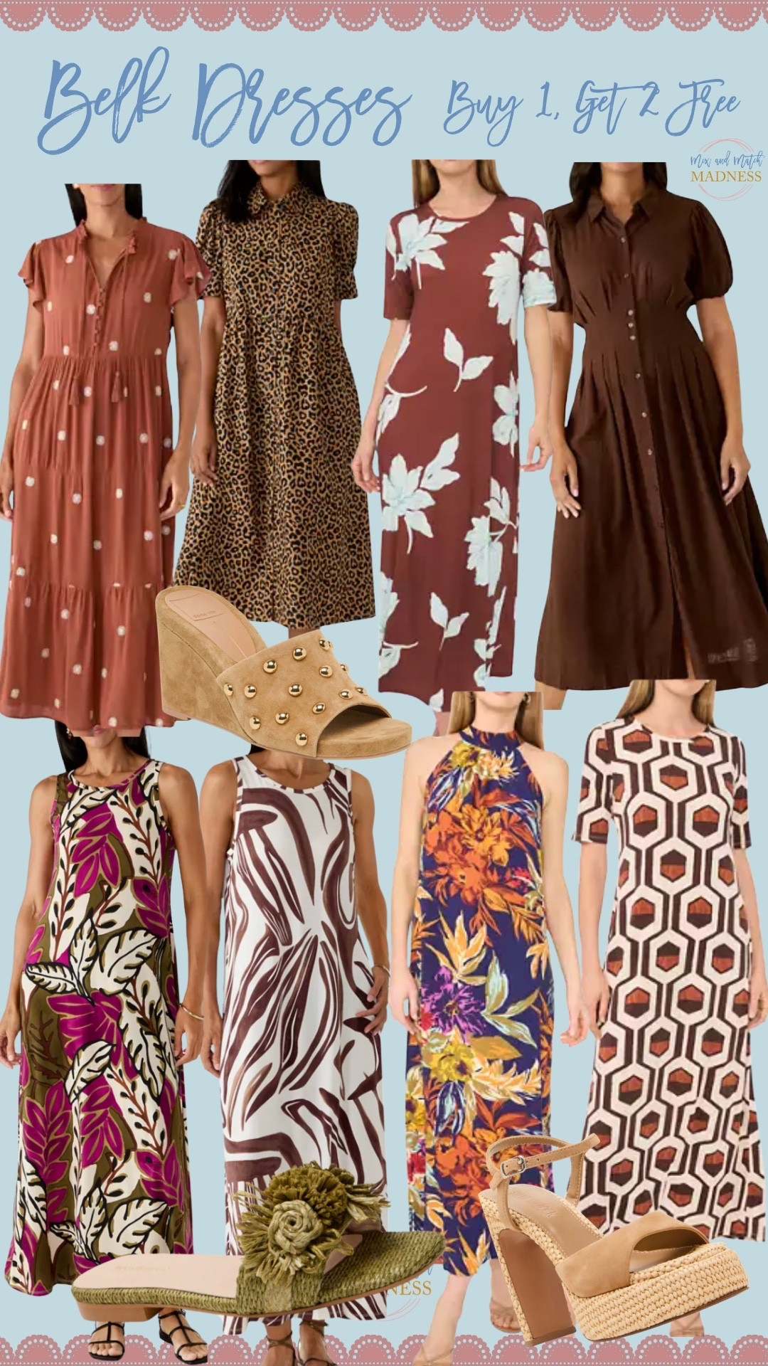 Belk Buy 1, Get 2 Free on select dresses!!!

#LTKSeasonal #LTKOver40 #LTKSaleAlert