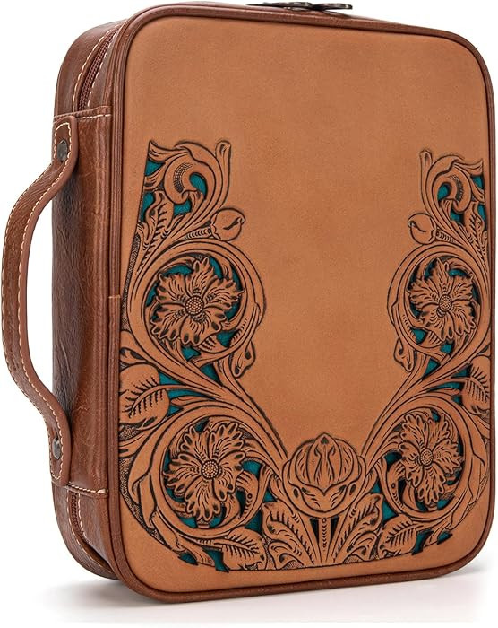 Montana West Western Style Embroidered Bible Covers for Women Men Book Carrying Case Church Bag O... | Amazon (US)