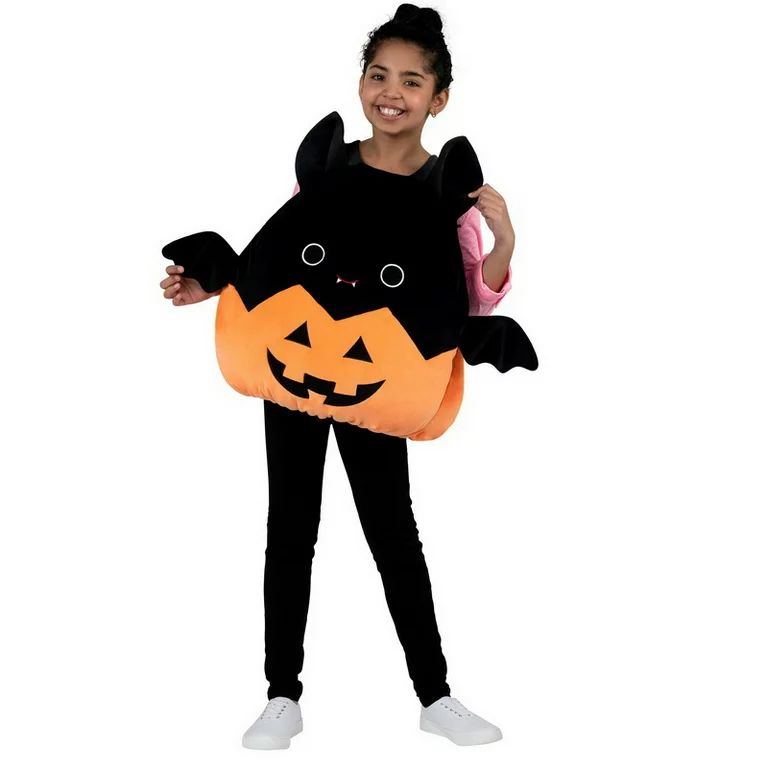 Jazwares Girls' Squishmallows Emily Bat Costume - Size 10-12 - Black | Walmart (US)