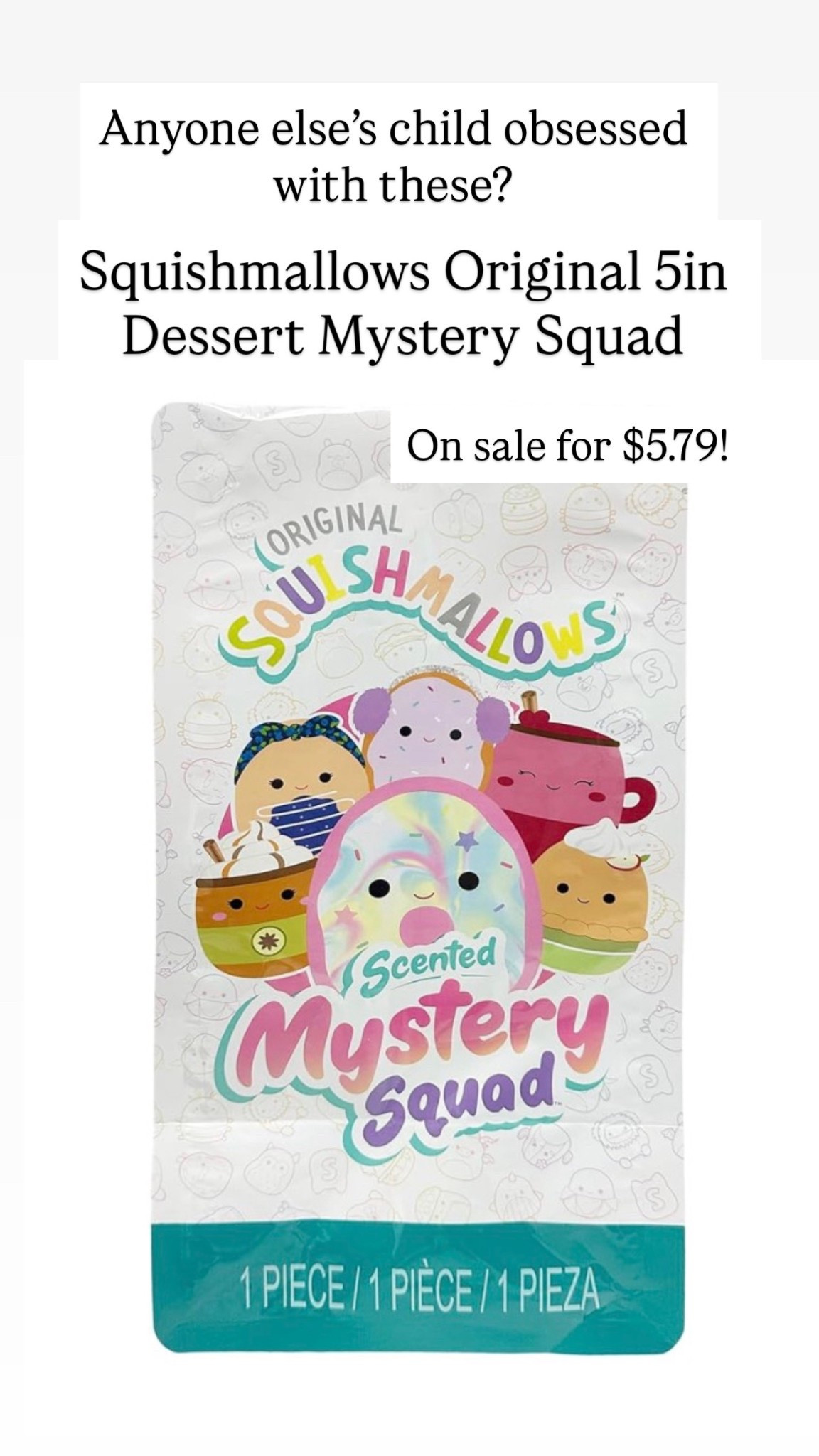 Mystery Squishmallow dessert stuffed animals 🩷💜

#LTKKids
