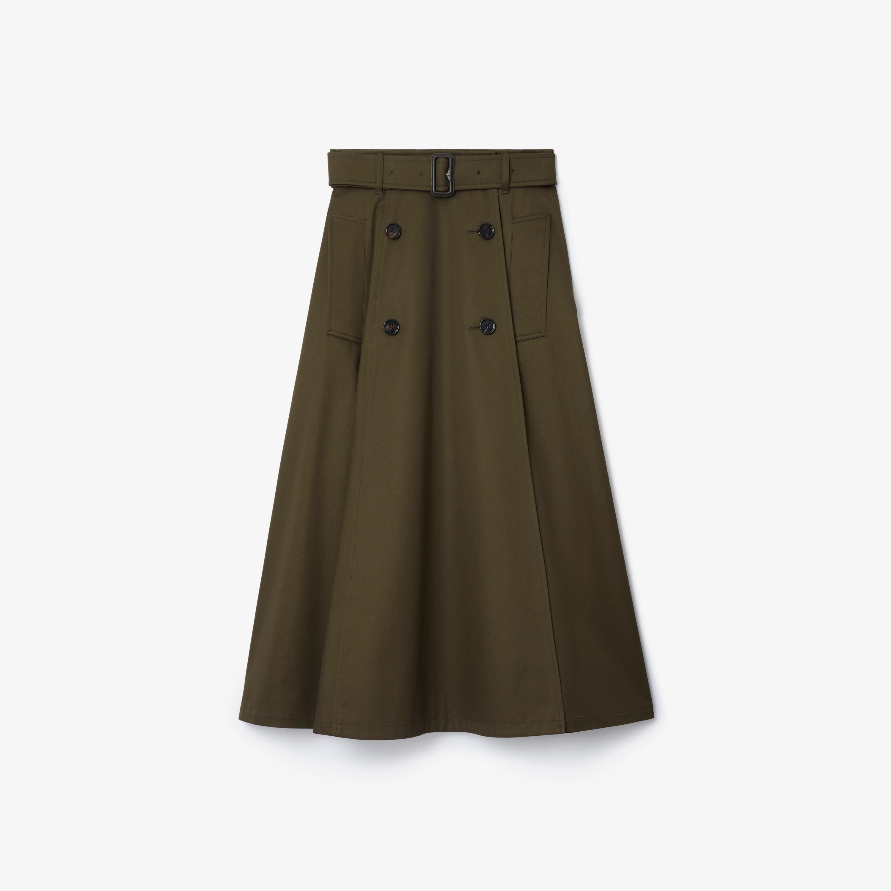 Midi-Trenchrock aus Gabardine (Juniper-Grün) - Damen | Burberry® | Burberry (DE)