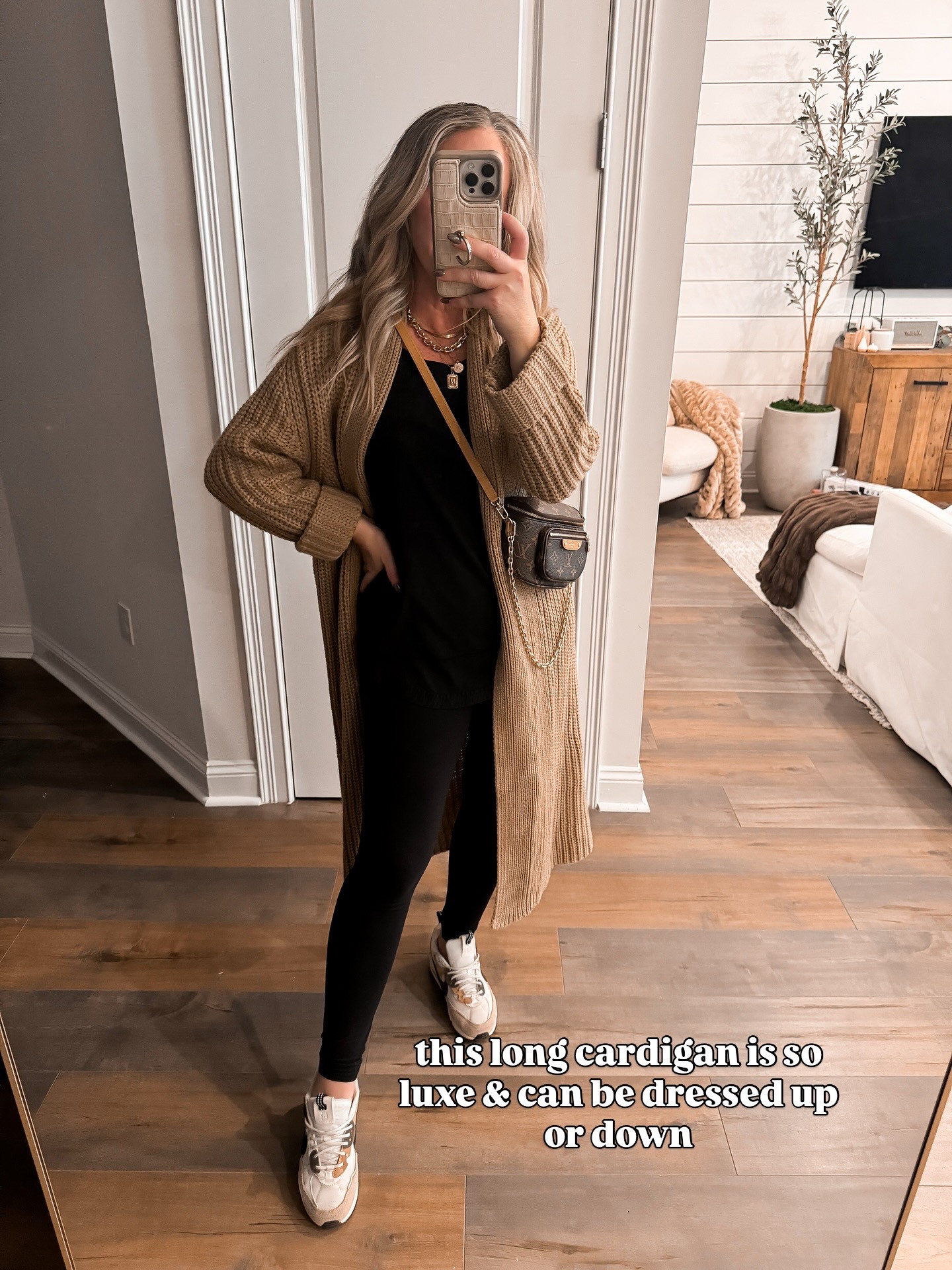 Amazon easy outfit for fall! A chic, stylish cardigan that can be dressed up or down. 👟 Long cardigan, sneakers, leggings styled, no front seam butter soft legging, simple and comfy outfit, throw on and go, travel look, affordable Amazon fashion finds
 

 #LTKFindsUnder50 #LTKStyleTip #LTKTravel