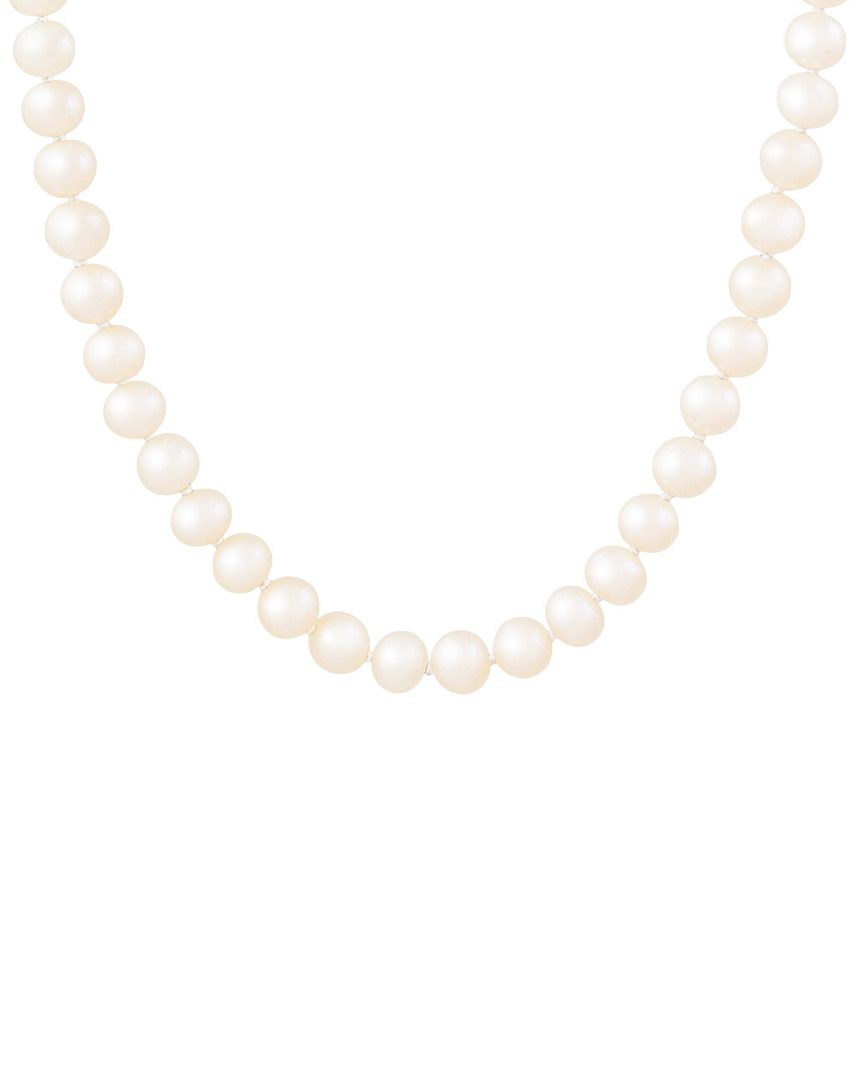 Splendid Pearls Rhodium Over Silver 8-9mm Pearl Necklace | Ruelala