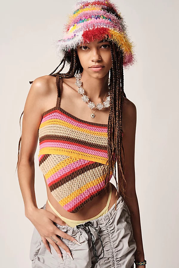 UO Layla Hanky Hem Sweater Cami | Urban Outfitters (US and RoW)