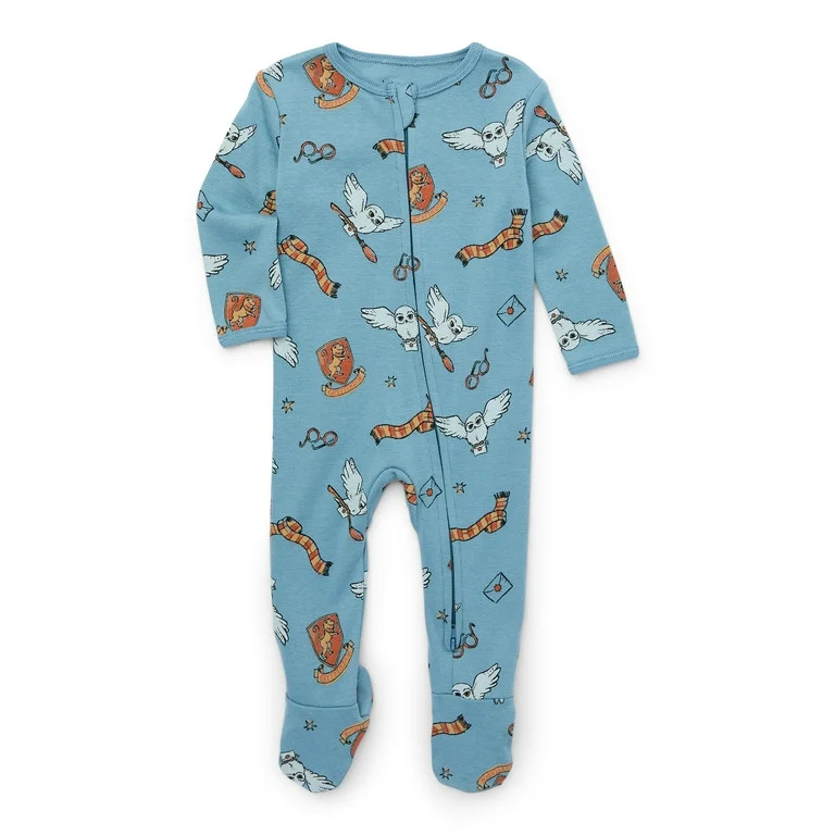 Character Baby Two-Way Zip Front Footed Sleep N Play Pajamas, Sizes Newborn-6/9 Months | Walmart (US)