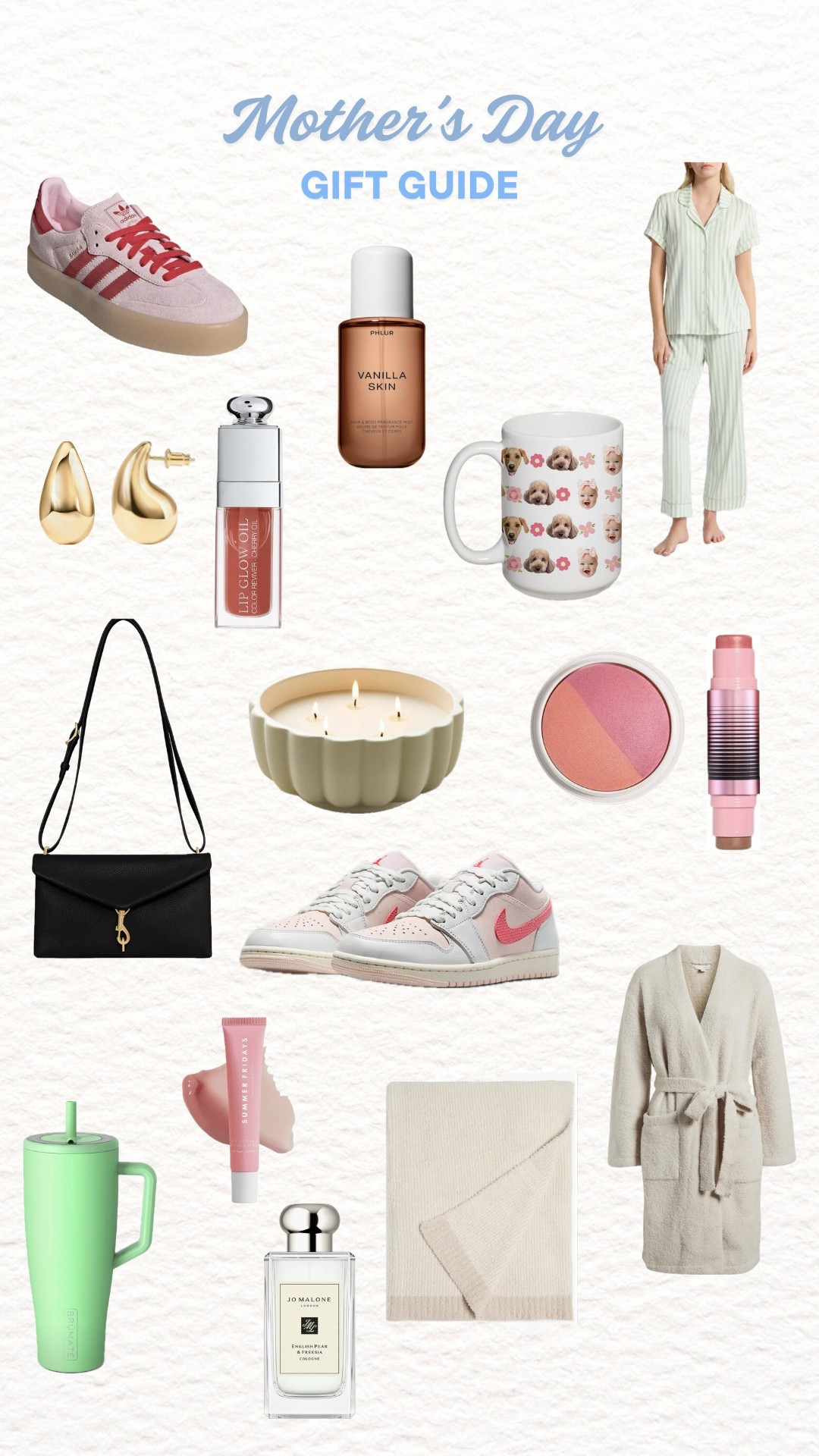 Mother’s Day gift guide

#barefootdreams #nike #dibs #phlur #brumate #adidas #dior #summerfridays

#LTKGiftGuide