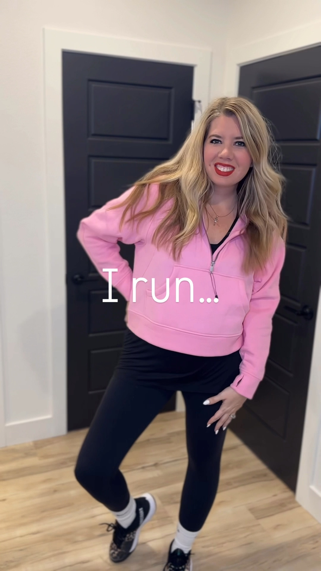 Athleisure wear, leggings outfit, athletic, half zip pullover, sneakers, belt bag #athleisure #leggings #gymfashion

#LTKWatchNow #LTKActive #LTKFitness