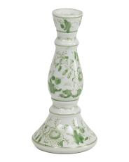 10in floral ceramic tapered candle holder | TJ Maxx