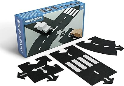 Waytoplay Expressway flexibel toy road set (16 pcs). The original, made in Europe | Amazon (UK)