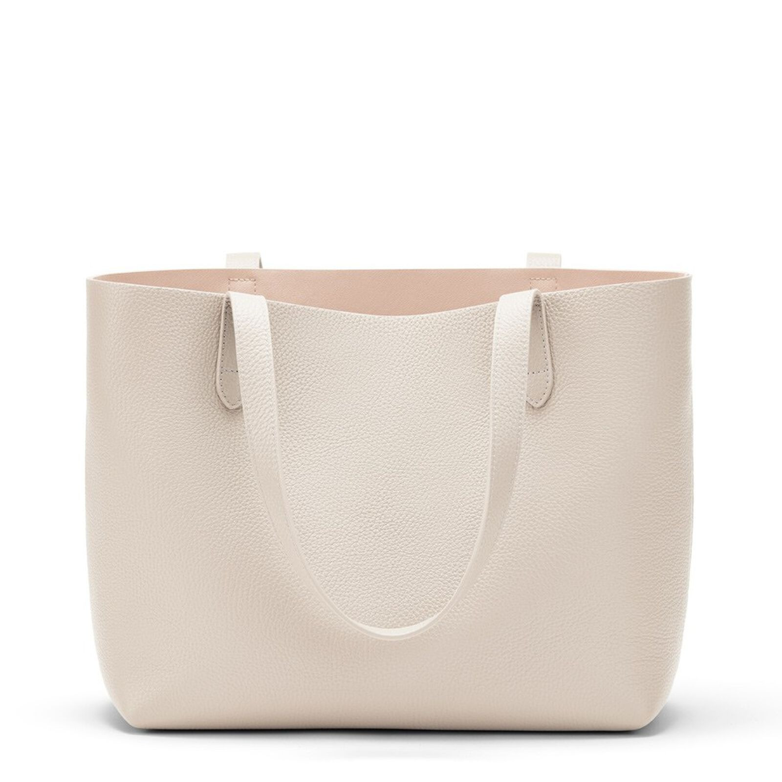 Small Structured Leather Tote | Cuyana