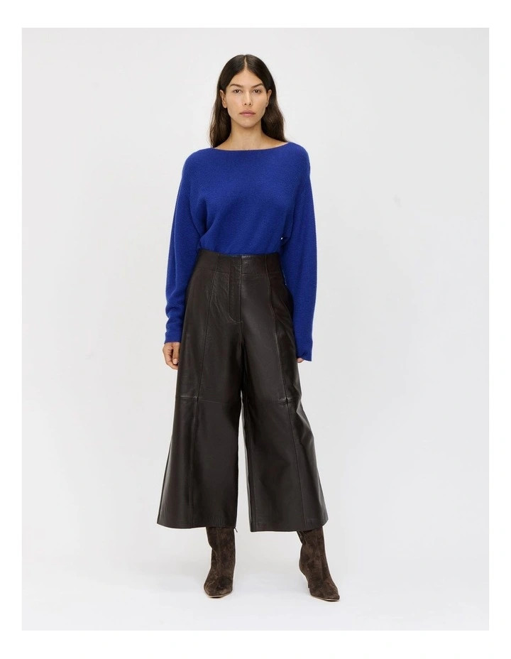Veronika MaineSlash Neck Kimono Sleeve Knit in Cobalt | Myer