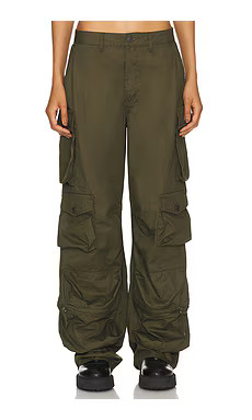 AFRM Parker Cargo Pant in Olive Night from Revolve.com | Revolve Clothing (Global)