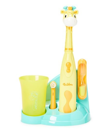 Jovie the Giraffe Electronic Toothbrush Set | Zulily