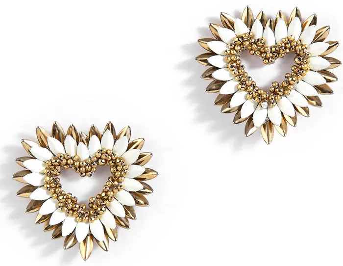 Emerson Fringe Heart Earrings | Nordstrom