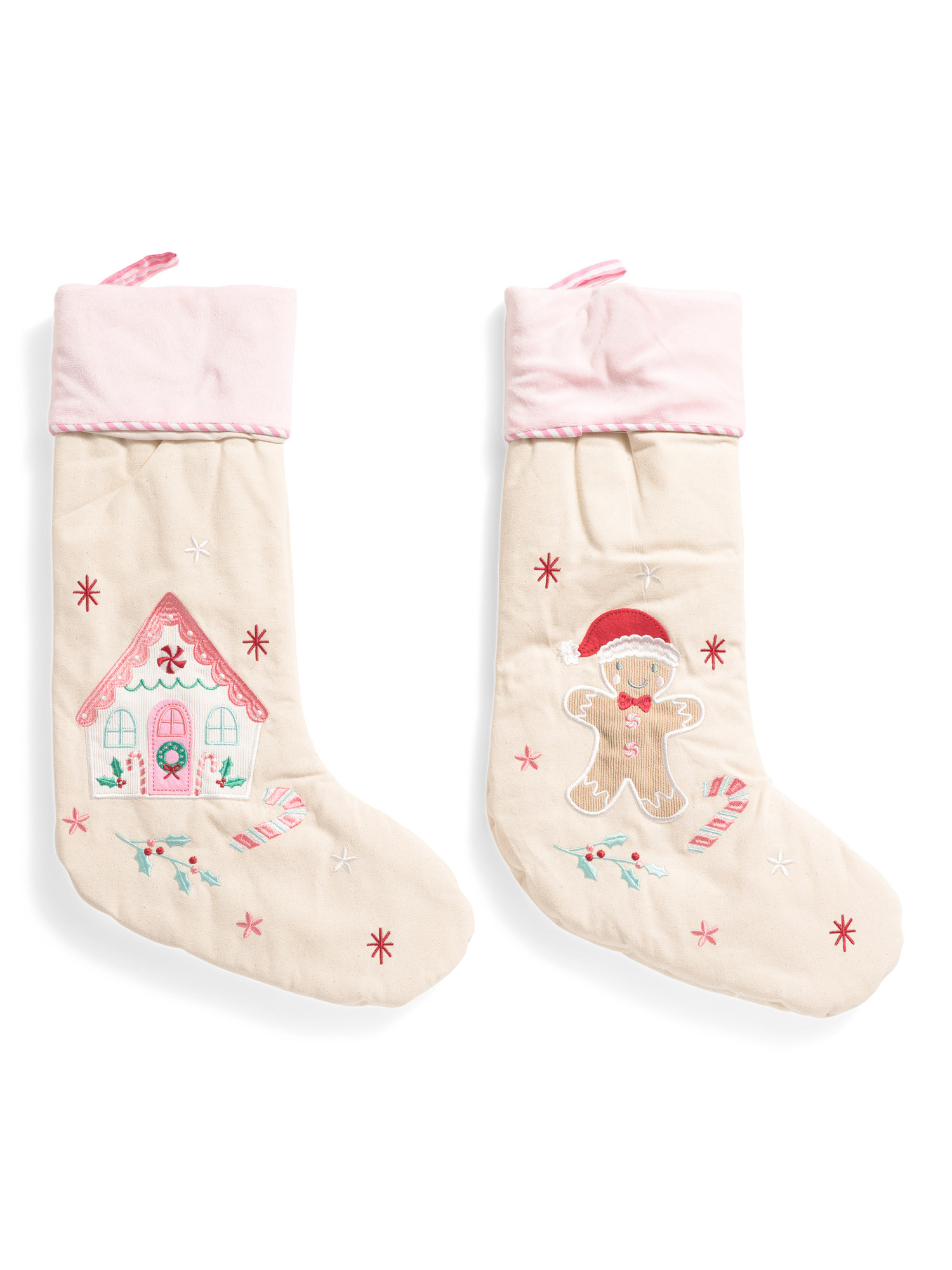 Set Of 2 Whimsical Wonderland Stockings | TJ Maxx