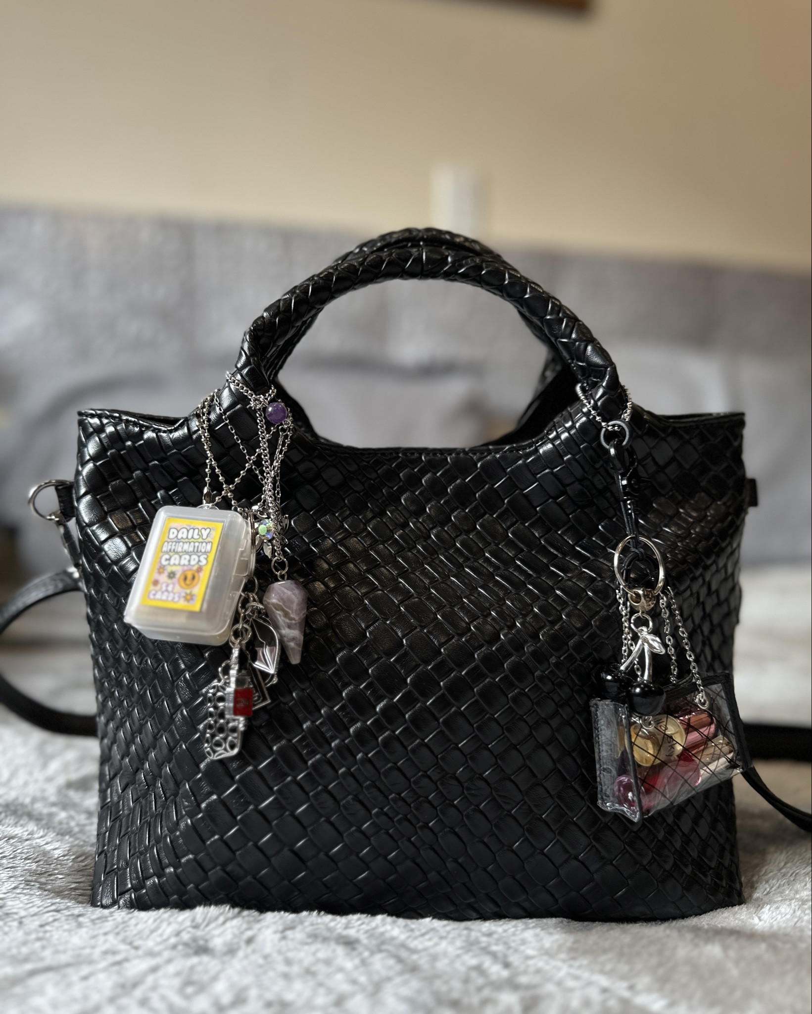 This bag size has is the perfect size, but it fits so much without being too big.  It has a top handle and a detachable cross-body strap as well. 

#LTKCyberWeek #LTKSaleAlert #LTKItBag