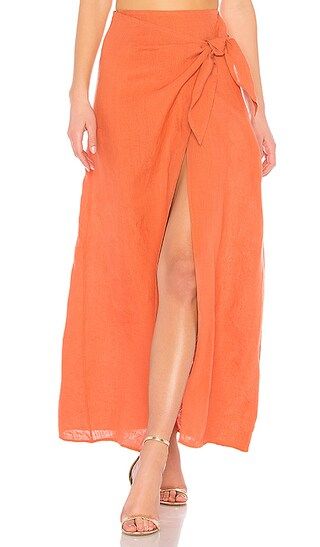 LPA Skirt 529 in Rust | Revolve Clothing (Global)