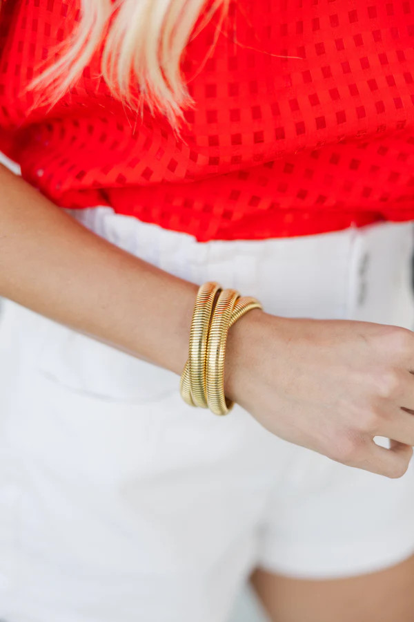 In Your Feelings Gold Bracelet | The Mint Julep Boutique