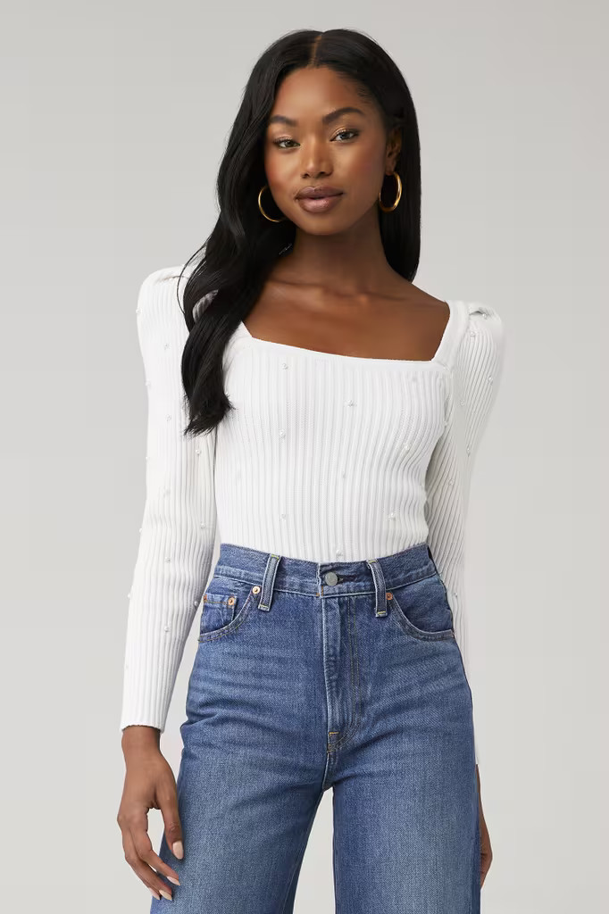 ANSEL EMBELLISHED SWEATER | FashionPass