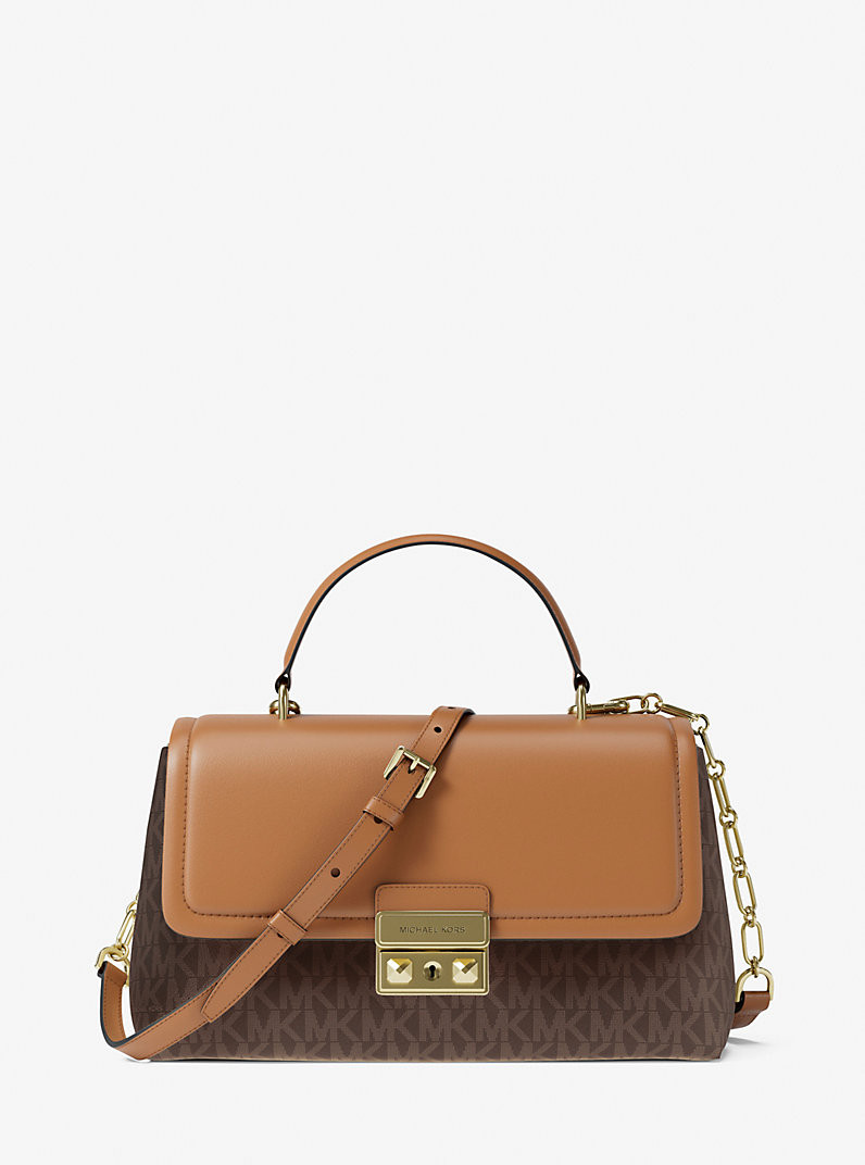 Tribeca Medium Signature Logo Satchel | Michael Kors US