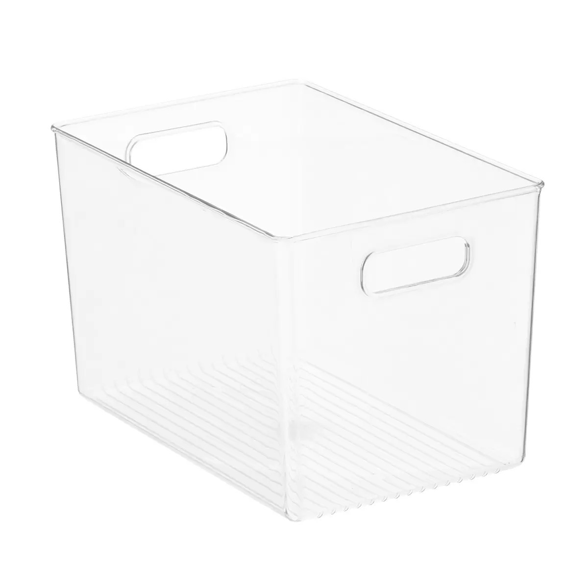 iDESIGN Linus Medium Kitchen Bin Clear | The Container Store