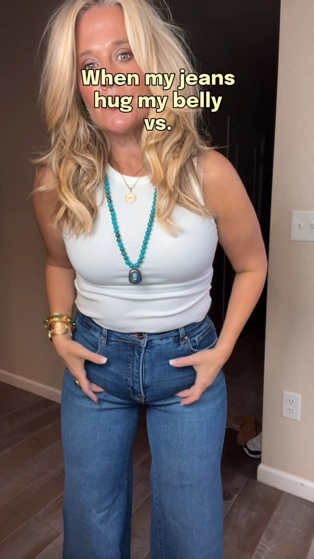 ✨Tap the bell, save and ❤️ start here over 40 fashion, midlife style, midsize fashion and luxury looks for less.  

⬇️Sizing information:
12 short and 12 regular in video tts (size down if in between sizes.) 

If your jeans are hugging your belly instead of skimming it, these are the pair I’d try next.

The denim has enough structure to skim, and the leg shape gives me the balance I’m always looking for with Outfit Physics™.

But here’s what sold me: they give me that $250 MOTHER Lemon jean look for just $40. 👀

That’s a $210 difference for a jean I’d reach for constantly.

Same body. Better jeans. Different physics.™


👑 Helping you look good, feel good.-Lindsey Denver   Check back daily for belly-friendly style, confidence, and Outfit Physics™.

#LTKOver40 #LTKMidsize #LTKPlusSize