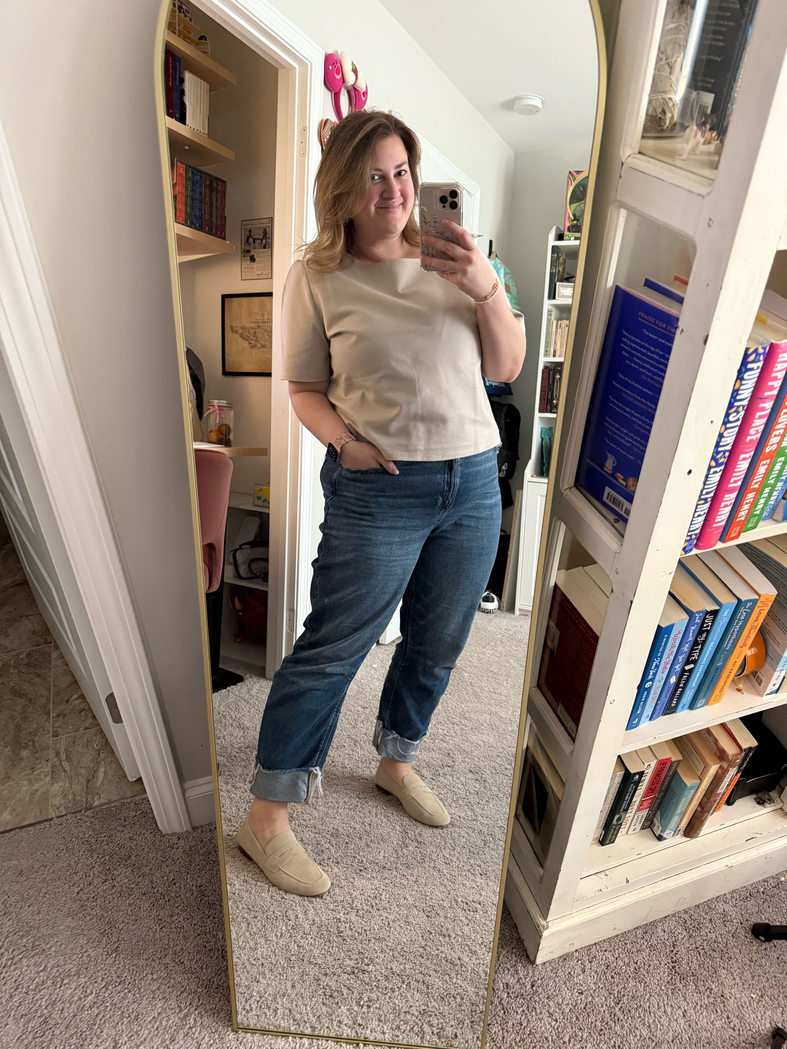 OOTD ✌🏼 Mom style - elevated! 

#LTKFindsUnder100 #LTKMidsize #LTKFindsUnder50