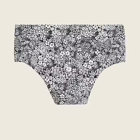 High-waisted bikini bottom in valley floral | J.Crew US