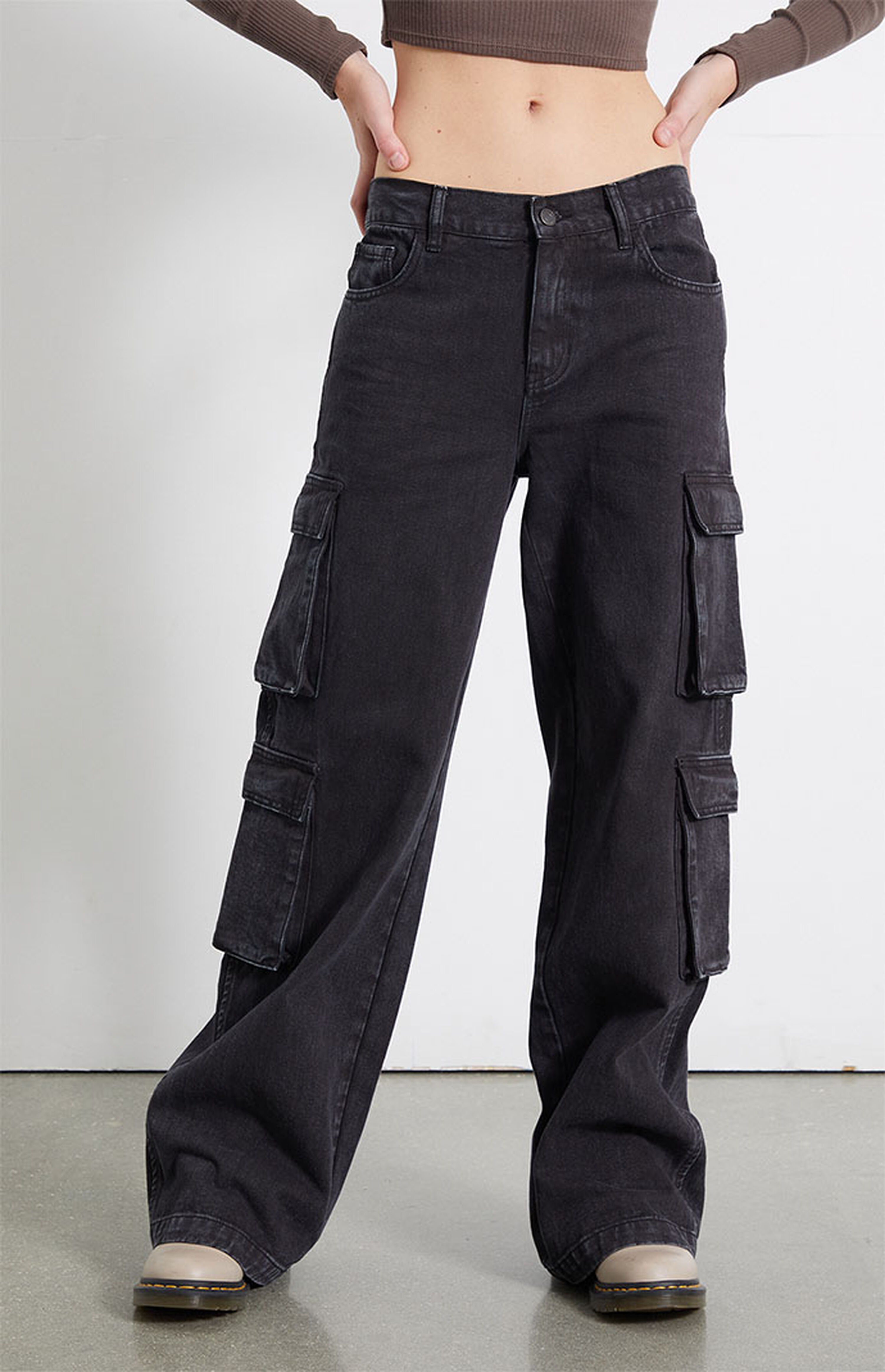 PacSun Black Baggy Cargo Pants | PacSun | PacSun