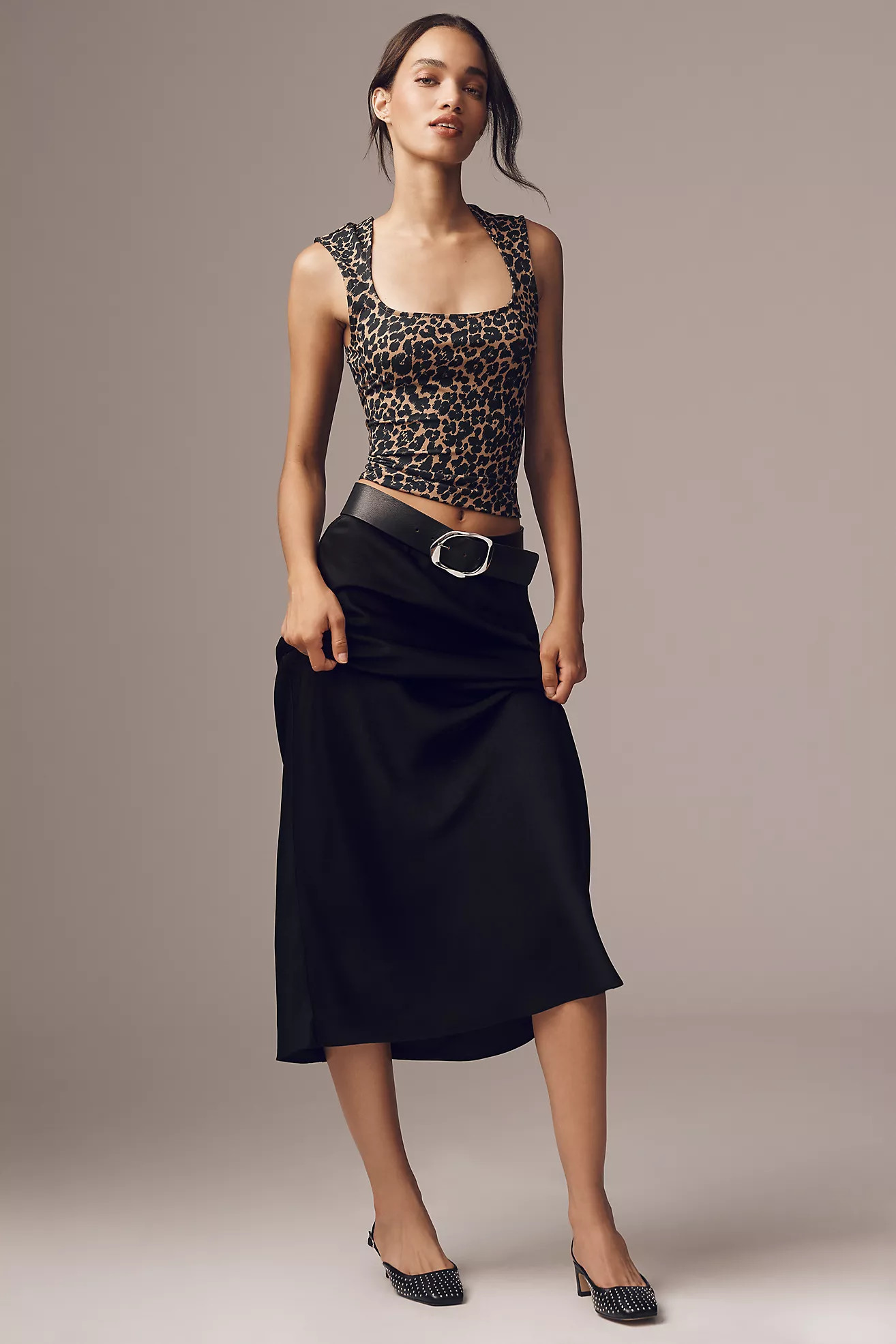 Maeve Cap-Sleeve Cut-In Knit Top | Anthropologie (US)