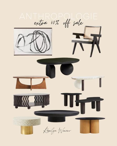 Anthropologie home sale up to 40% off 💥

Coffee tables, black coffee table, wall art, accent chair

#LTKHome #LTKStyleTip #LTKSaleAlert
