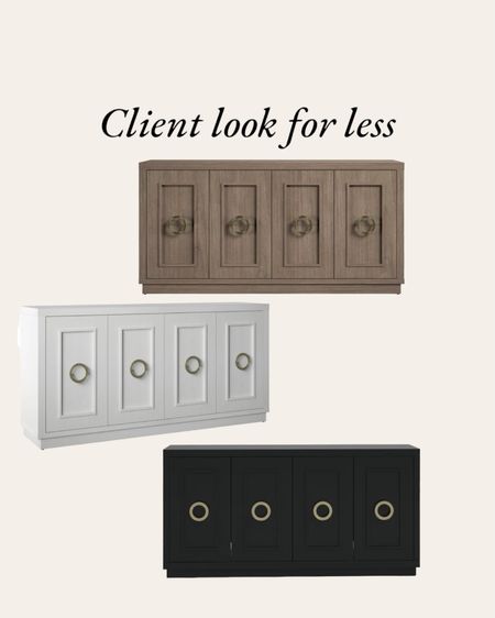 Great price for this designer inspired cabinet! Perfect for dining room, living room, entryway, even bedroom! Comes in 3 colors  

#LTKhome #LTKfamily #LTKsalealert