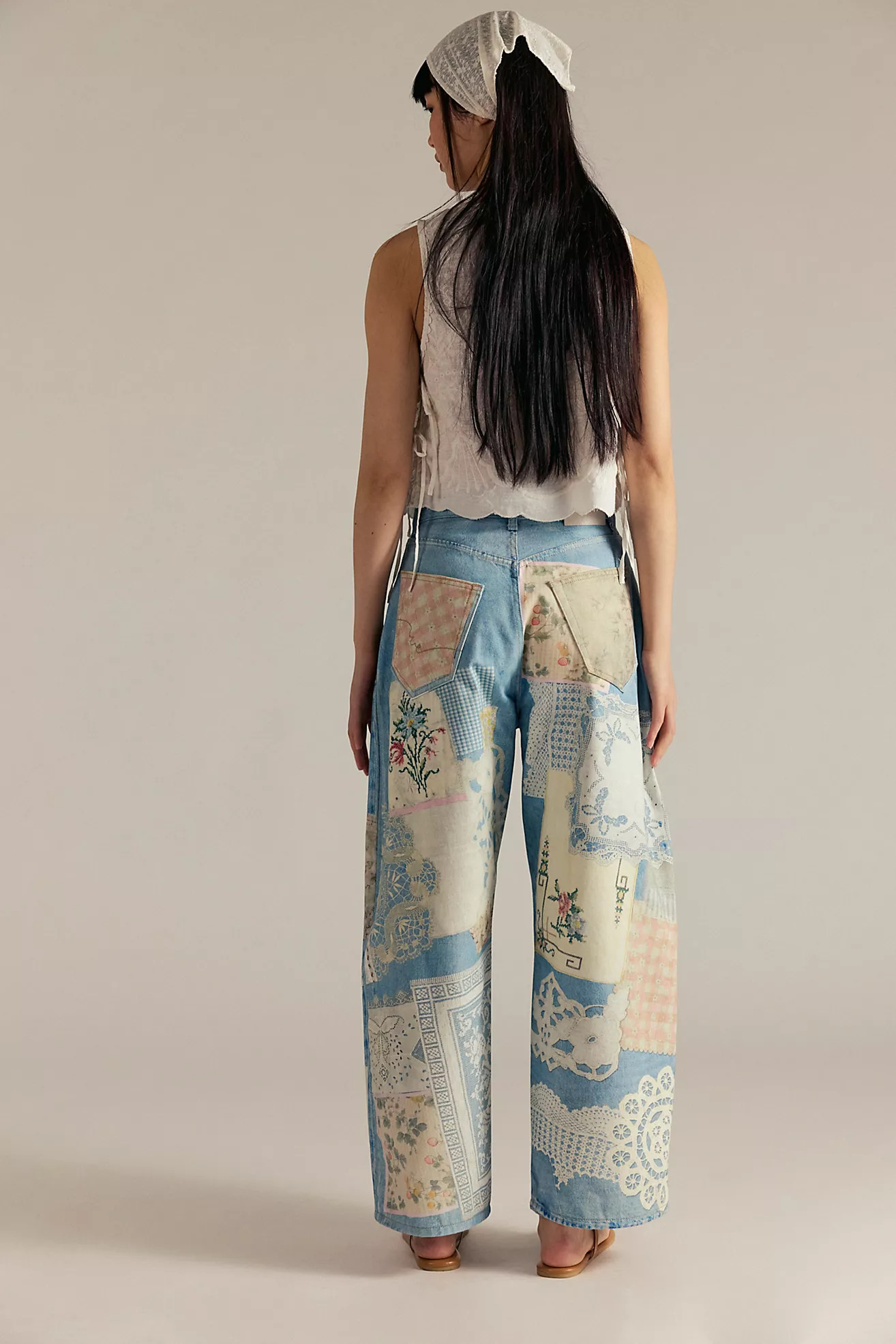We The Free Illusions Printed Relaxed Jeans | Free People (Global - UK&FR Excluded)