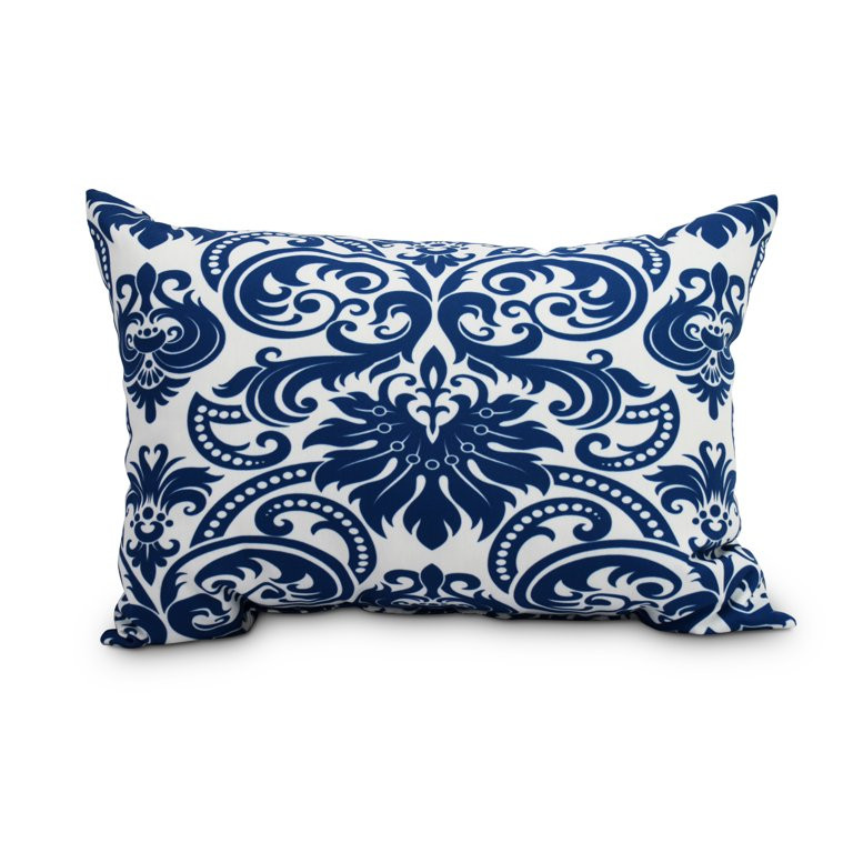 Simply Daisy, 14" x 20" Alexys Blue Floral Decorative Floral Outdoor Pillow | Walmart (US)