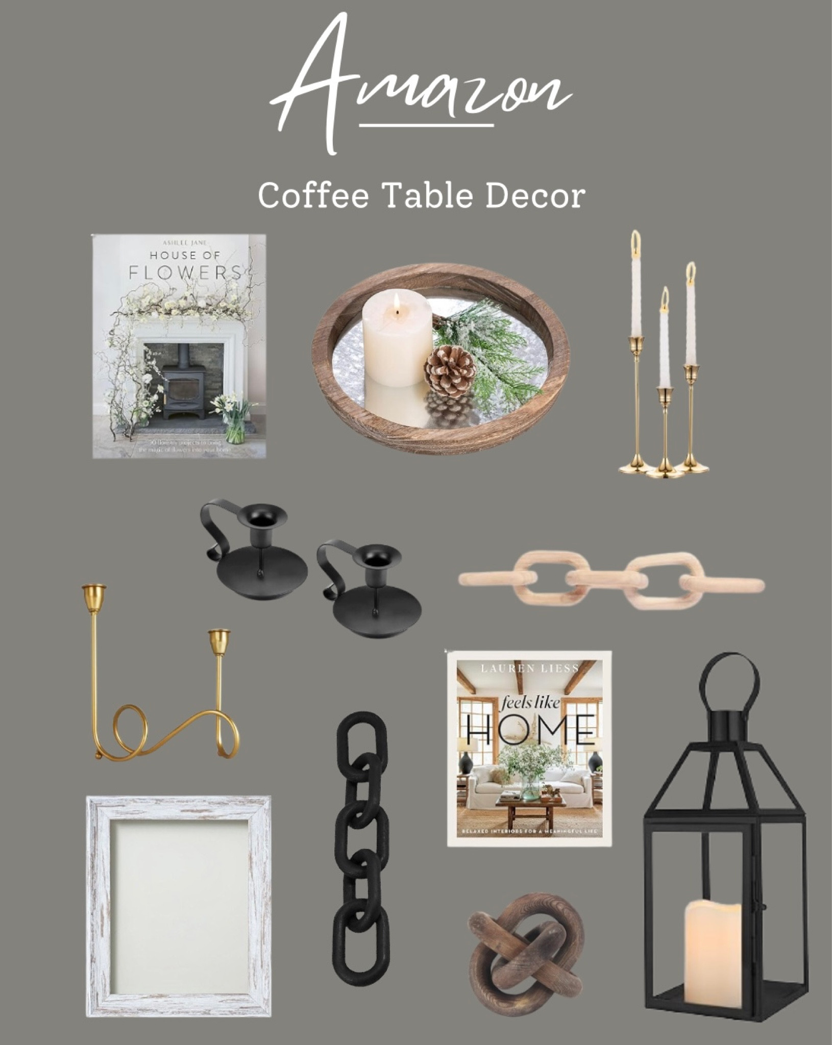 Amazon, Amazon Home, Home Decor, Home Finds, Prime Finds, Coffee Table Decor, Photo Frame, Decorative Accessories, Candle Holders, Decorative Books, Interior Inspo 

#LTKU #LTKhome #LTKstyletip