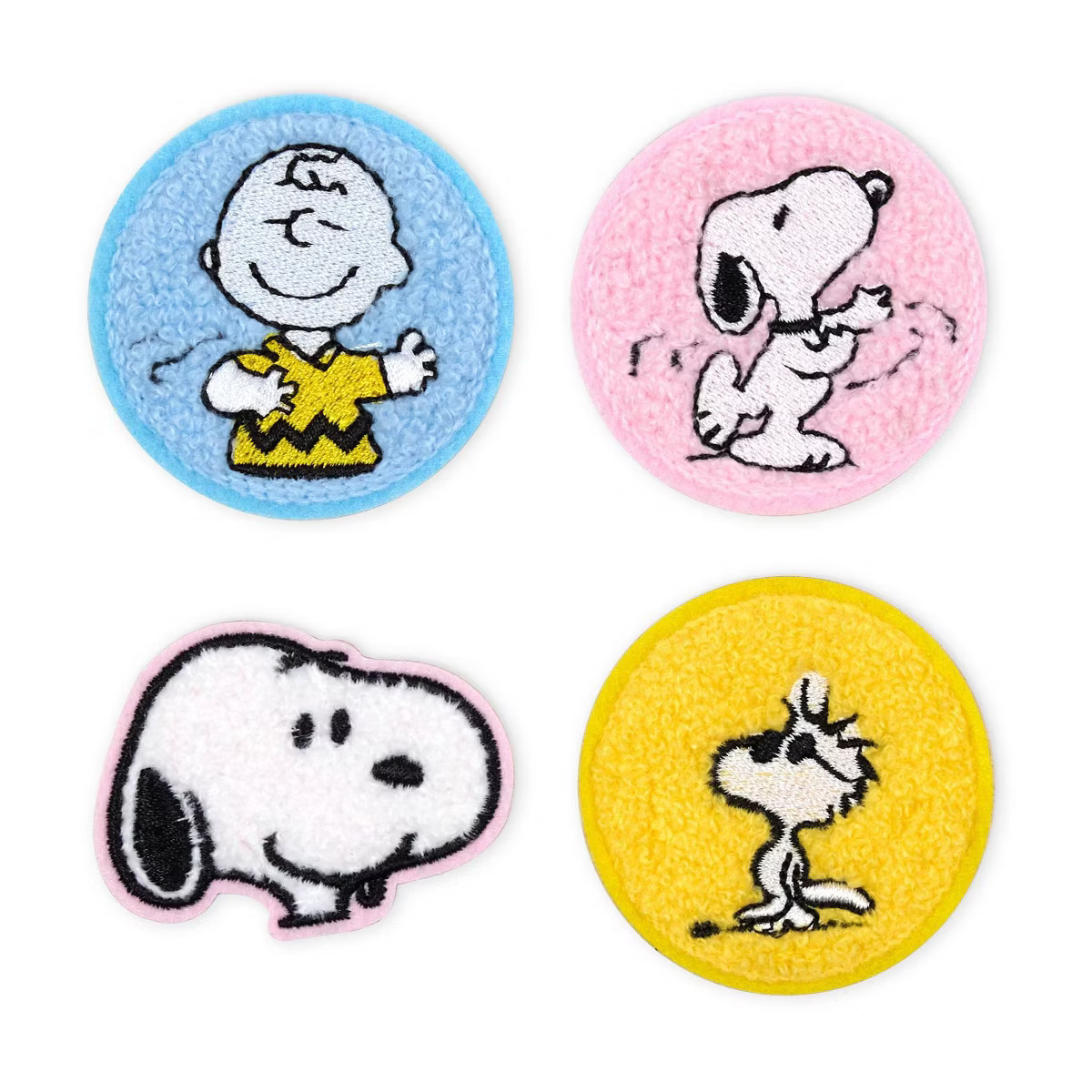 Yoobi 4pk Peanuts Sticker Patches Snoopy Dance | Target