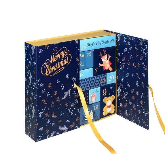 Christmas Advent Countdown Calendar - 24 Empty Gift Boxes for Holiday Surprises, Ideal for Boys, ... | Walmart (US)